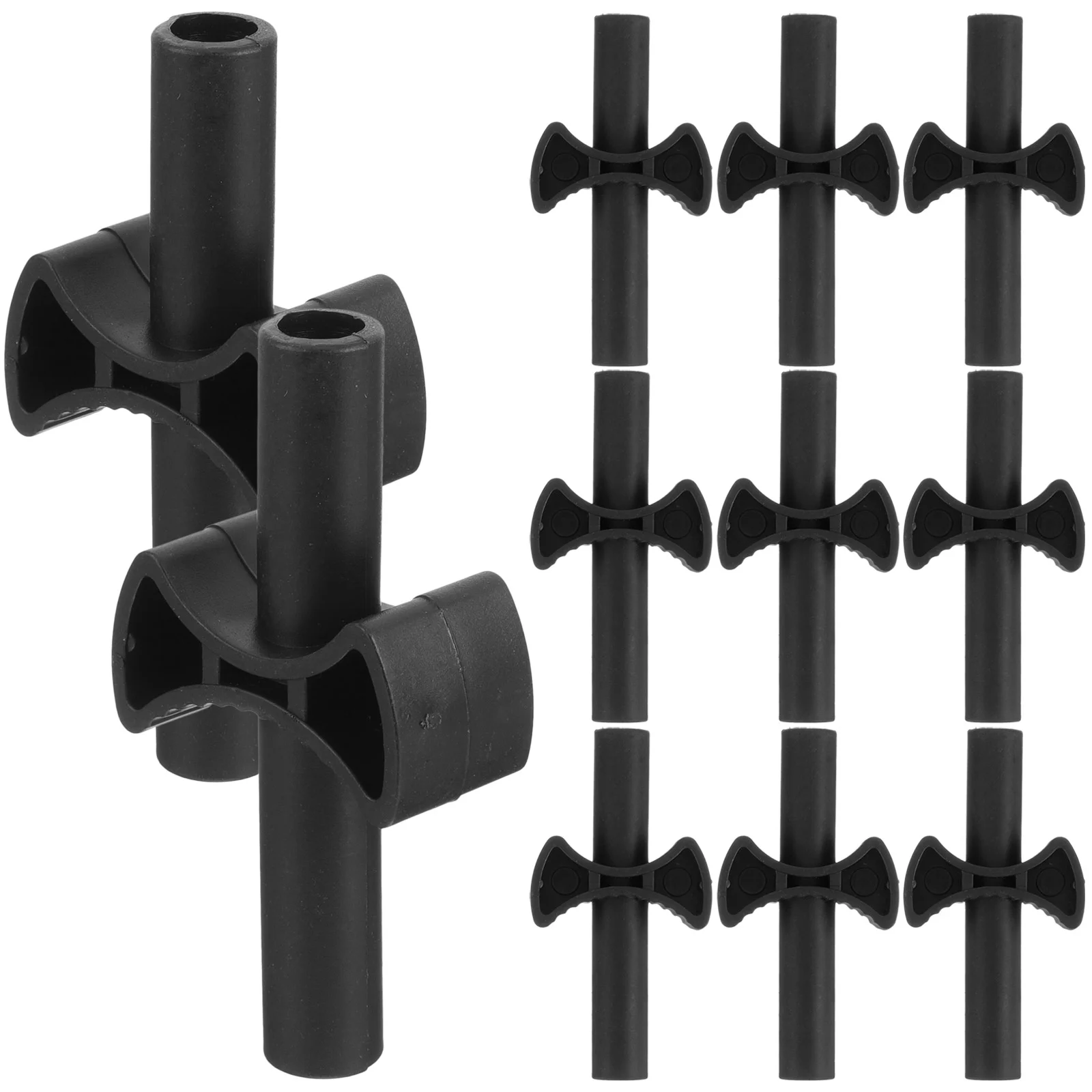 

12 Pcs Jumping Trampoline Accessories Replacement Parts Trampolines Pole Washers Cross Enclosure Abs Poles Spacers