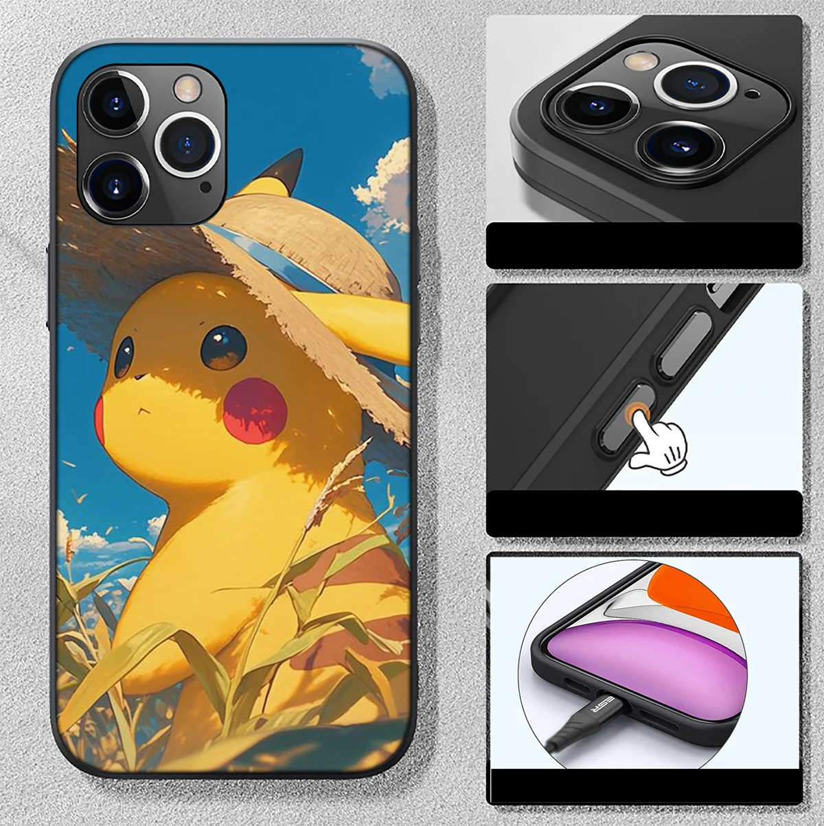Мягкий чехол SA135 P-Pokemon для Huawei Nova 5T 4E 3i 3 2 2i Y6 Y6P Y7 Y9 Honor 20 20s 9X 7C Prime Lite 2019