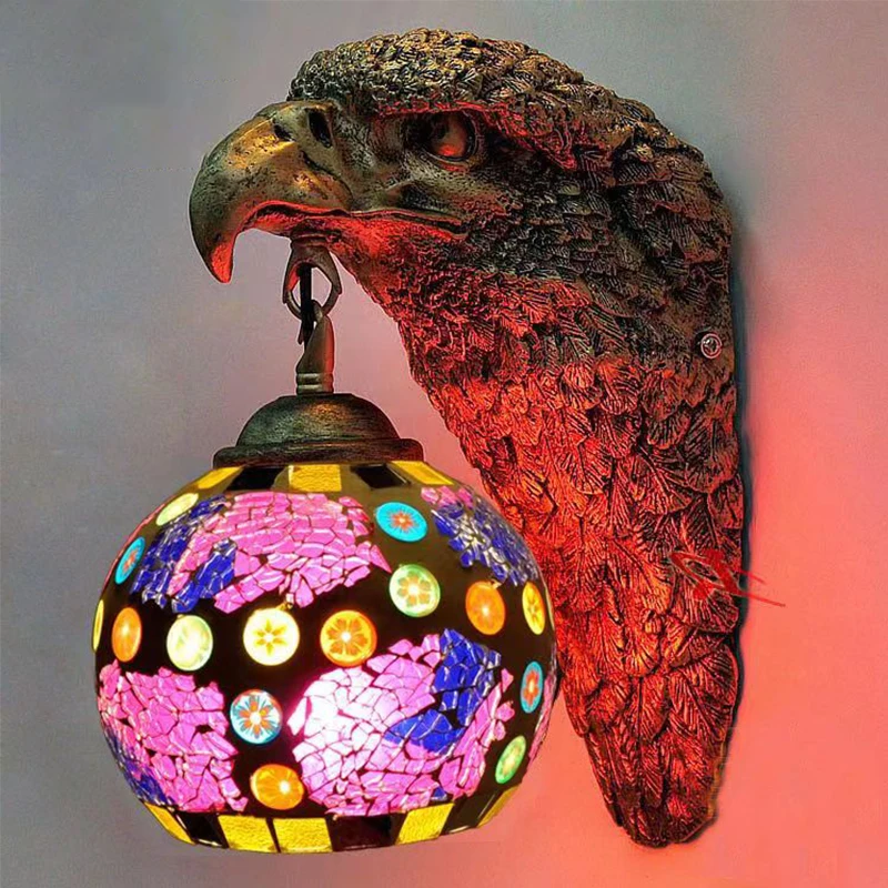 

TEMAR Contemporary Eagle Wall Lamp Personalized And Creative Living Room Bedroom Hallway Bar Decoration Light