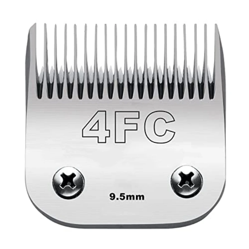 

Steel Detachable Pet Clipper Blade 4F 9.5mm Made Using High Quality Japanese High Carbon Steel To Ensure A Longer Blade