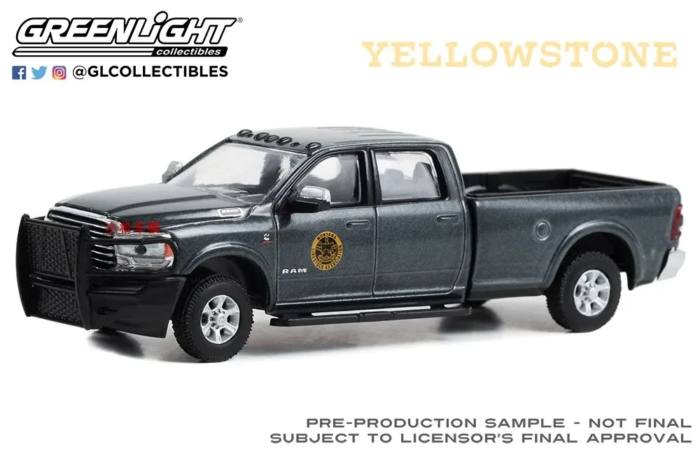 1:64 (TV) Yellowstone-2020 Ram 2500 коллекция моделей автомобилей из сплава подарочные