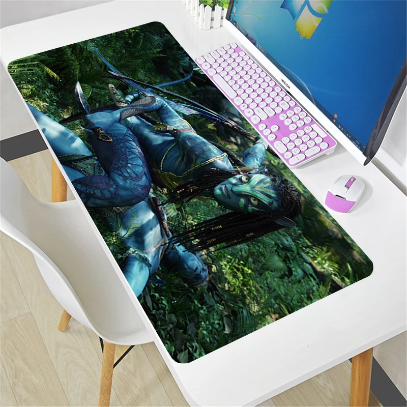 

Игровой коврик для мыши 900x400 Аватар Аниме Коврик для мыши игровой коврик для клавиатуры Компьютерные офисные противоскользящие игровые ков...