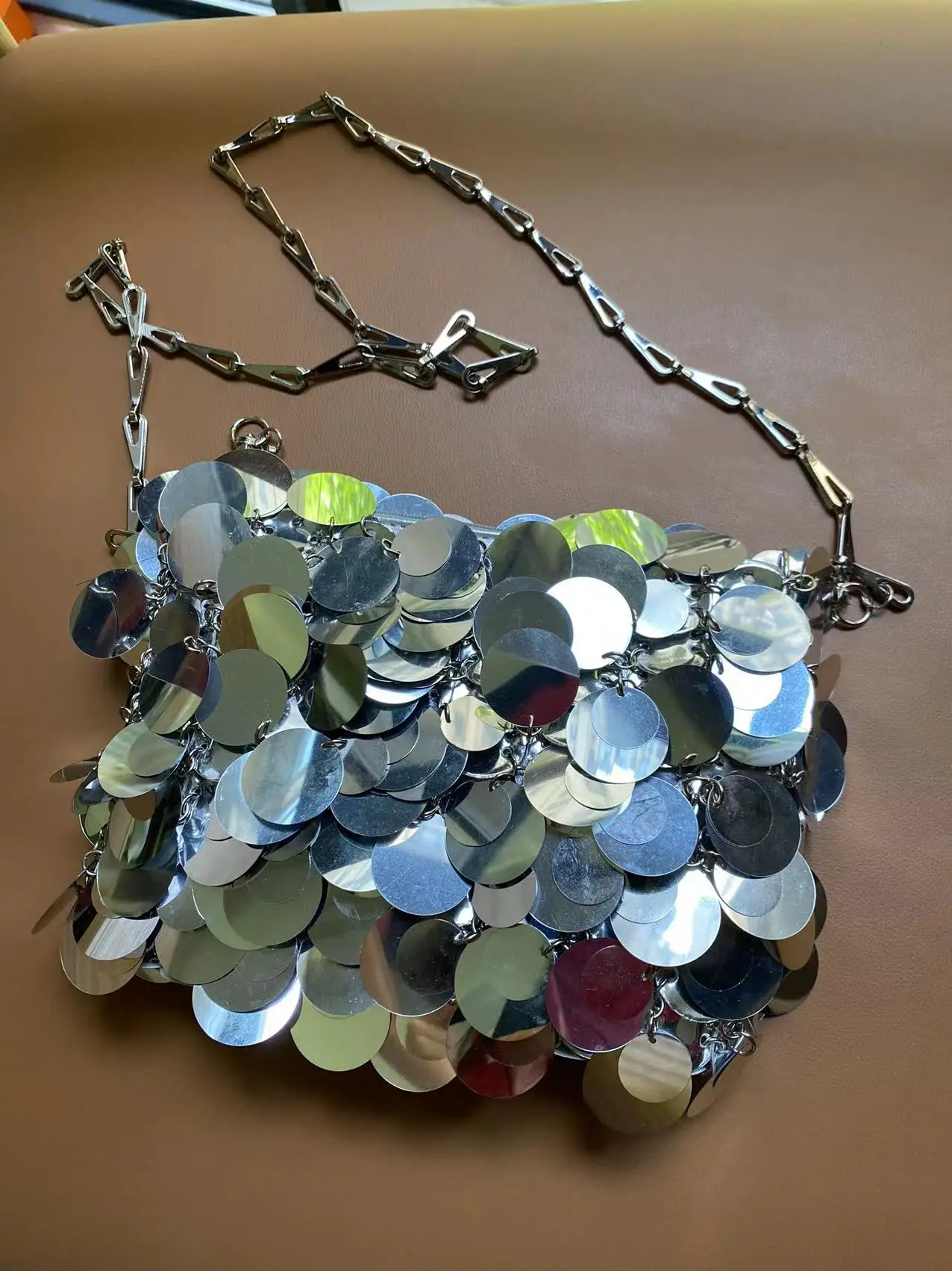 

By H 2022 Sequins Handbags Silver Bag Women Small Tote Bag Bling Shinny Fashion Lady Bucket Handbags Girls Glitter Purses Brand