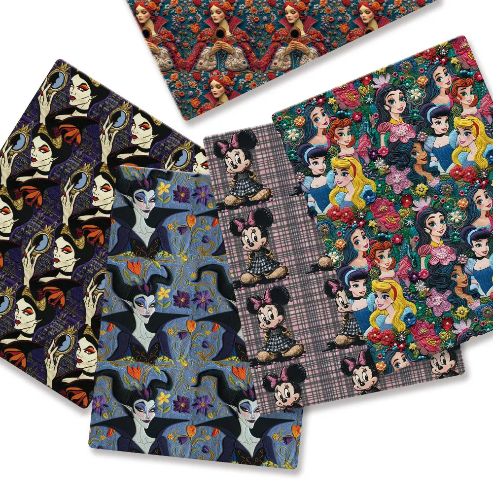 Ткань disney 140x50 см мультяшная хлопковая ткань в стиле пэчворк детский домашний