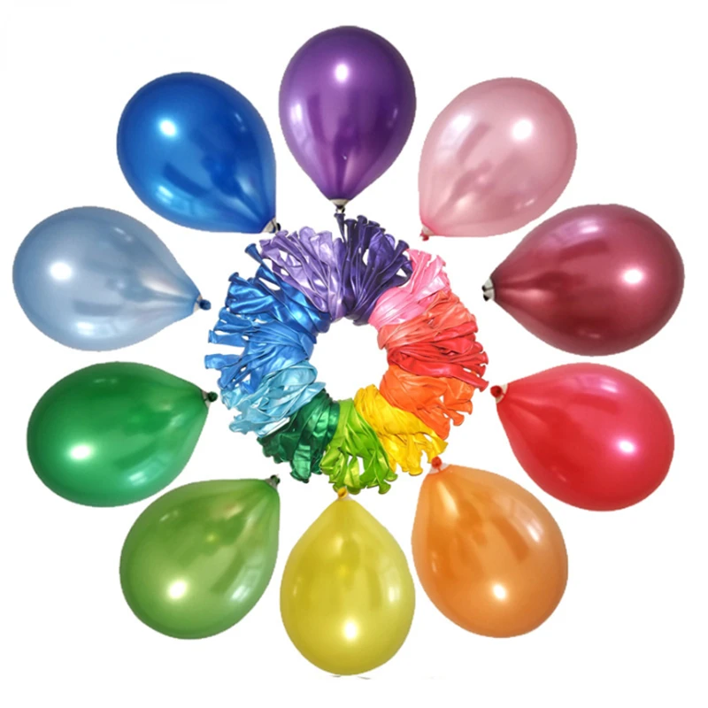 

10/20/30pcs 10/12 inch Glossy Pearl Latex Balloons Wedding Birthday Party Decoration Inflatable Colorful Ballon Kids Toys Globos