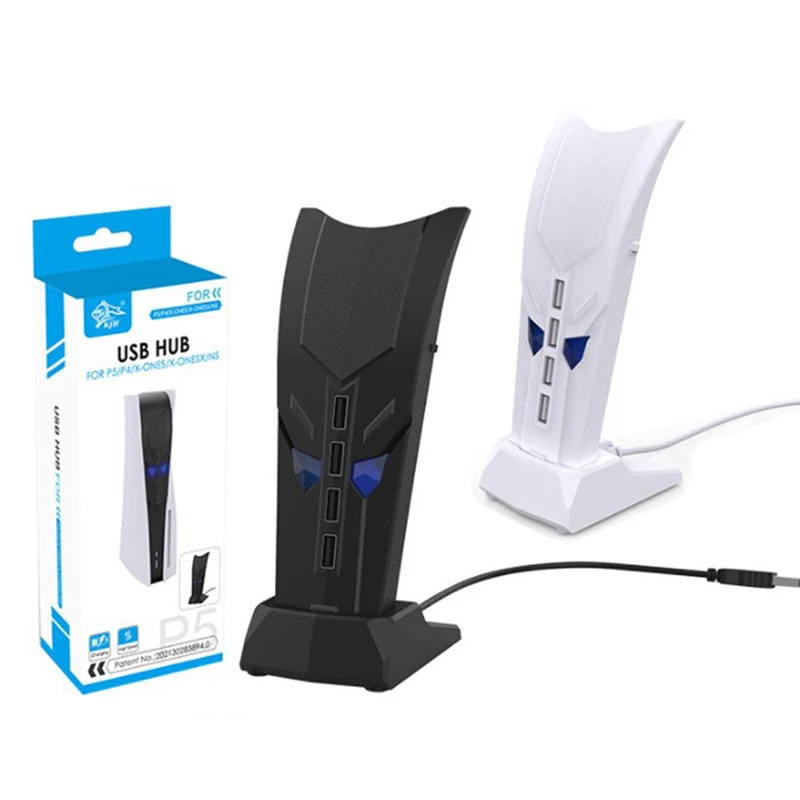 

4 Port USB Hub Expander Adapter USB Splitter for PlayStation 5 4 PS5 PS4 Xbox Series X Nintend Switch