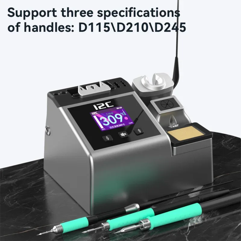 Интеллектуальная паяльная станция I2C 2SDN умная Спайка с быстрым нагревом 210 Вт