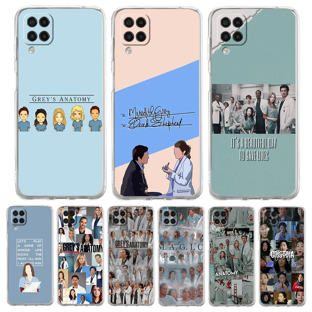 

Greys Anatomy Case for Samsung Galaxy A13 A22 A32 A52 A72 A51 A71 A11 A31 A41 M31 A01 A21S 5G Transparent Silicone Shell Fundas