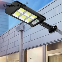 led outdoor solar street light waterproof pir sensor wall lamp human induction cob industrial garden square highway road lamp