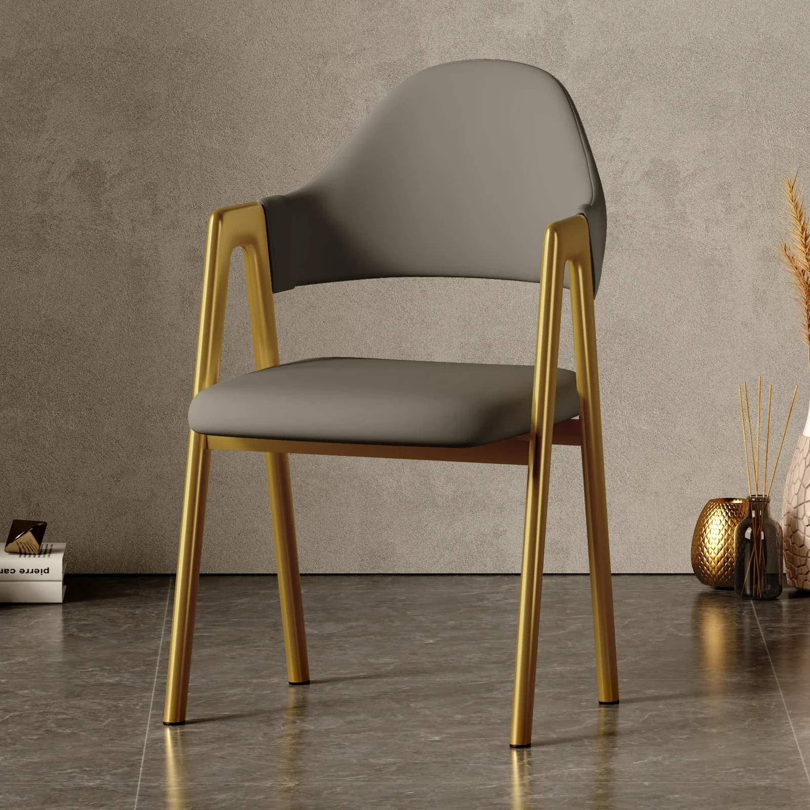 Дизайнерская Реплика обеденных стульев для балкона кожаная Современная