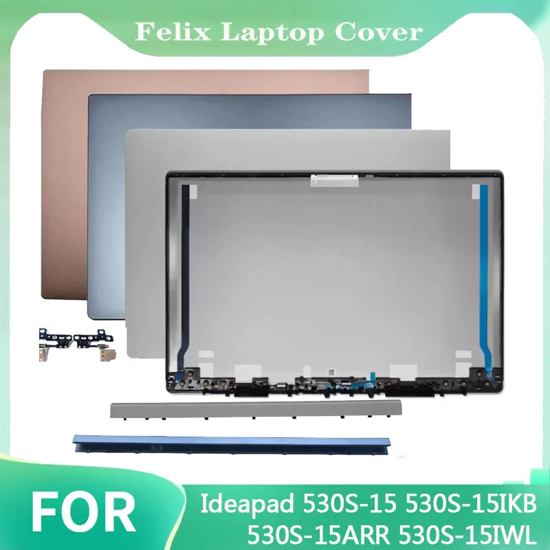 Фото Чехол для ноутбука Ideapad 530S-15 530S-15IKB 530S-15ARR 530S-15IWL, задняя крышка с ЖК-дисплеем, петли, чехол с петлями, сумка для ноутбука, чехол №1