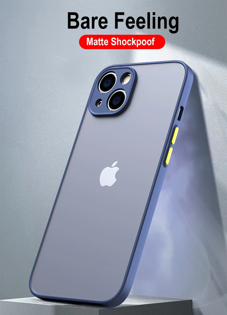 Matte Clear Case For Xiaomi Redmi Note 10 Pro Case Shockproof Funda Redmi Note 9 Pro 8 9C 9A 8A 10S 9T Poco X3 Pro M3 F3 Cover