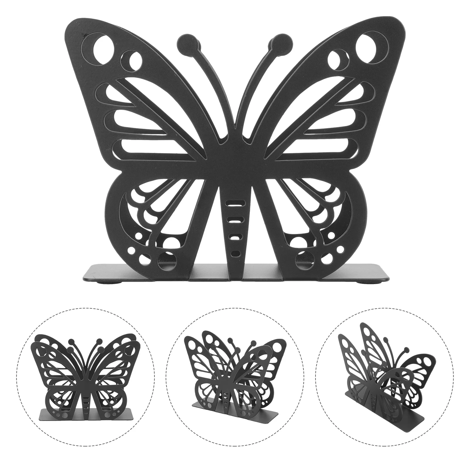 

Container Iron Paper Towel Holder Desk Dispenser Napkin Wrought Hotel Tissue Racks