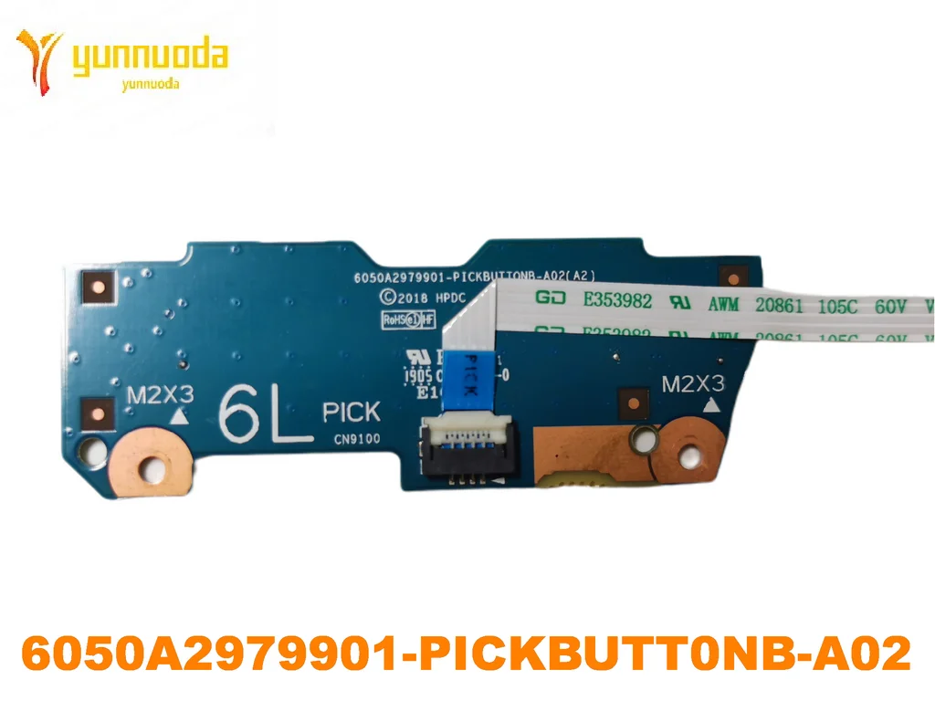 Original for HP 17-BY 17-BY0003NA Touchpad hdd drive dc jack Camera lcd cable Hard Drive Caddy 6050A2979901-PICKBUTT0NB-A02