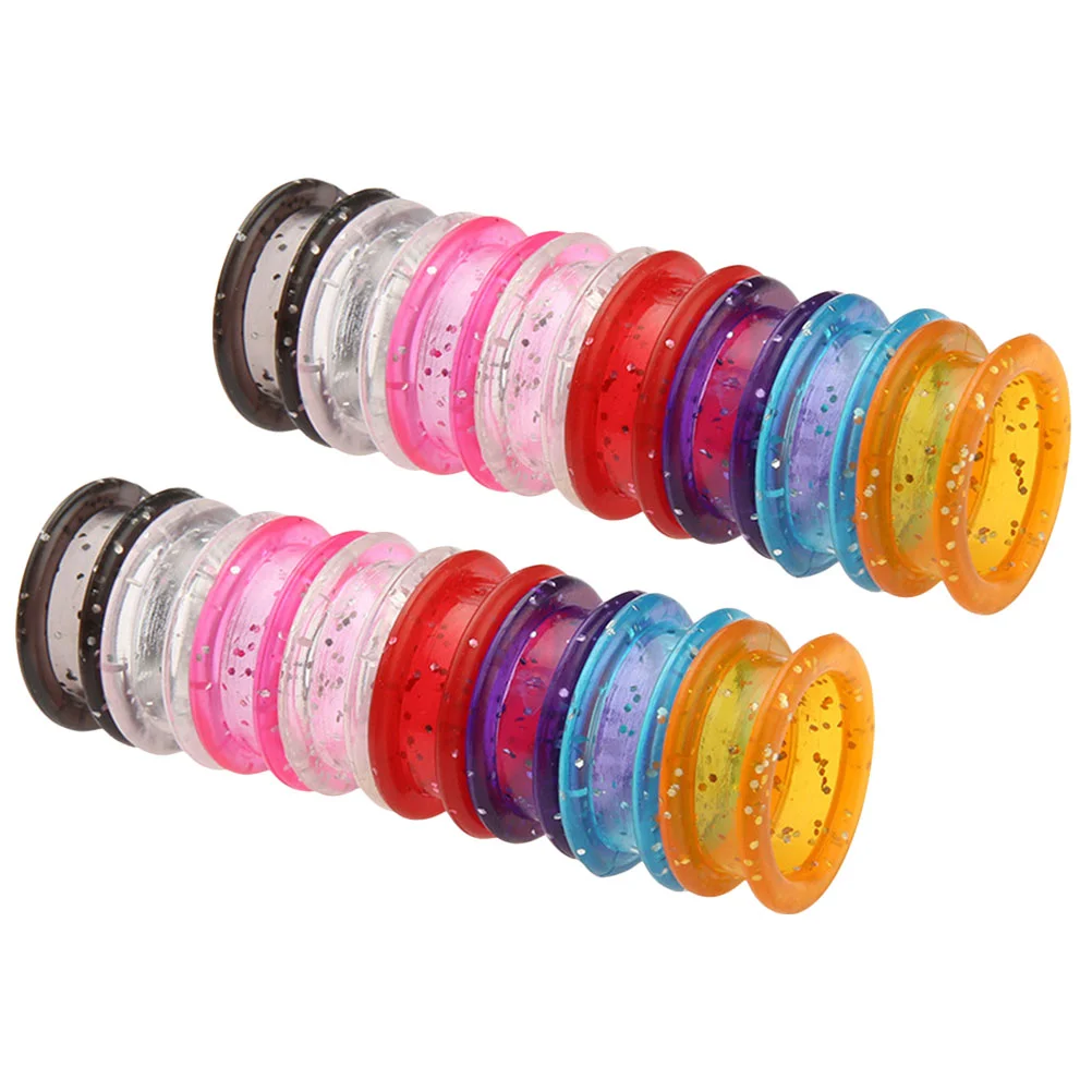 

20 Pcs Scissors Ring Inserts Rings for Anti-skid Finger Accessories Pets Silica Gel Hairdressing Supple