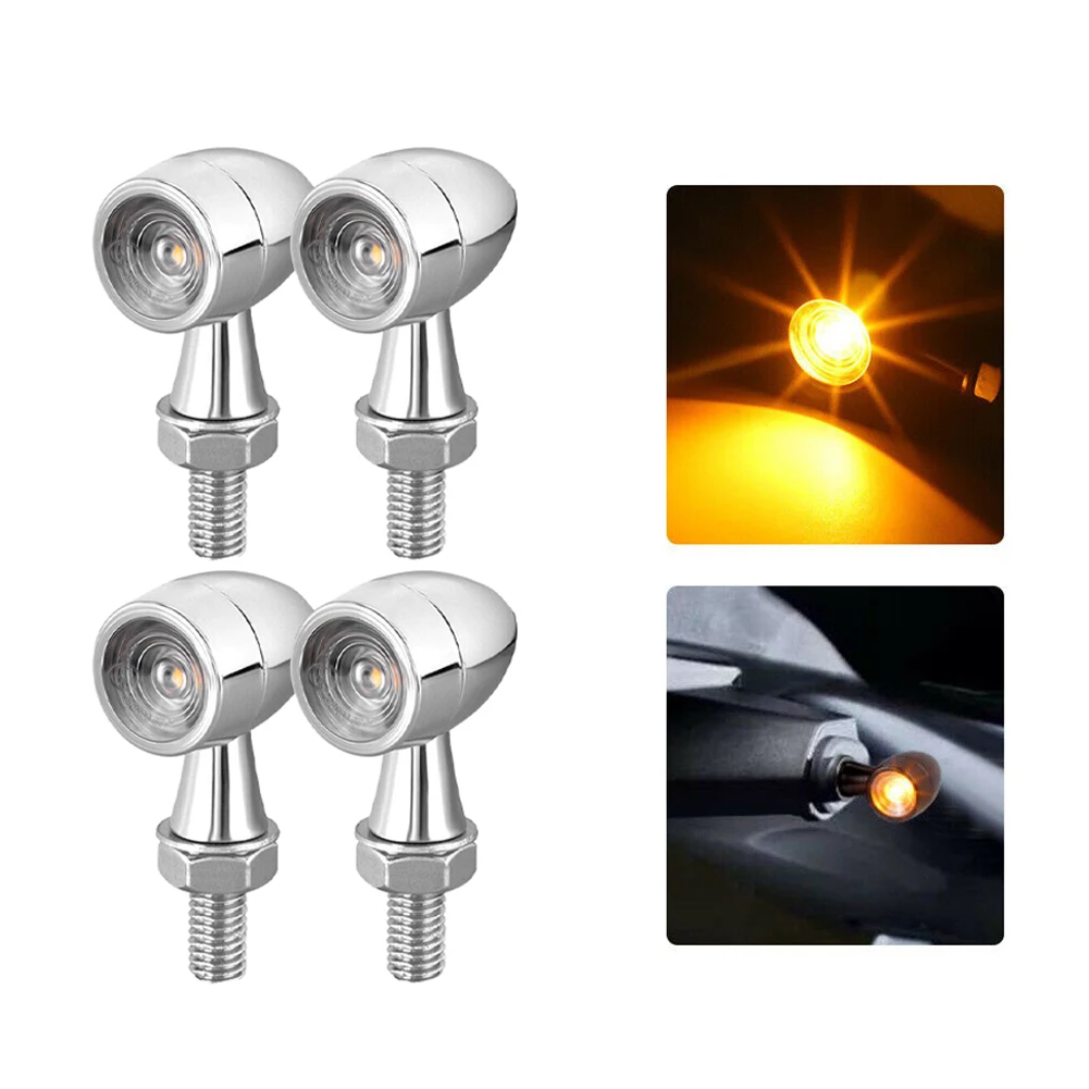 

100% Brand New Turn Signal Light LED Indicators Light LED Light Universal 12V 4pcs Aluminium+PC Lens Motorcycle