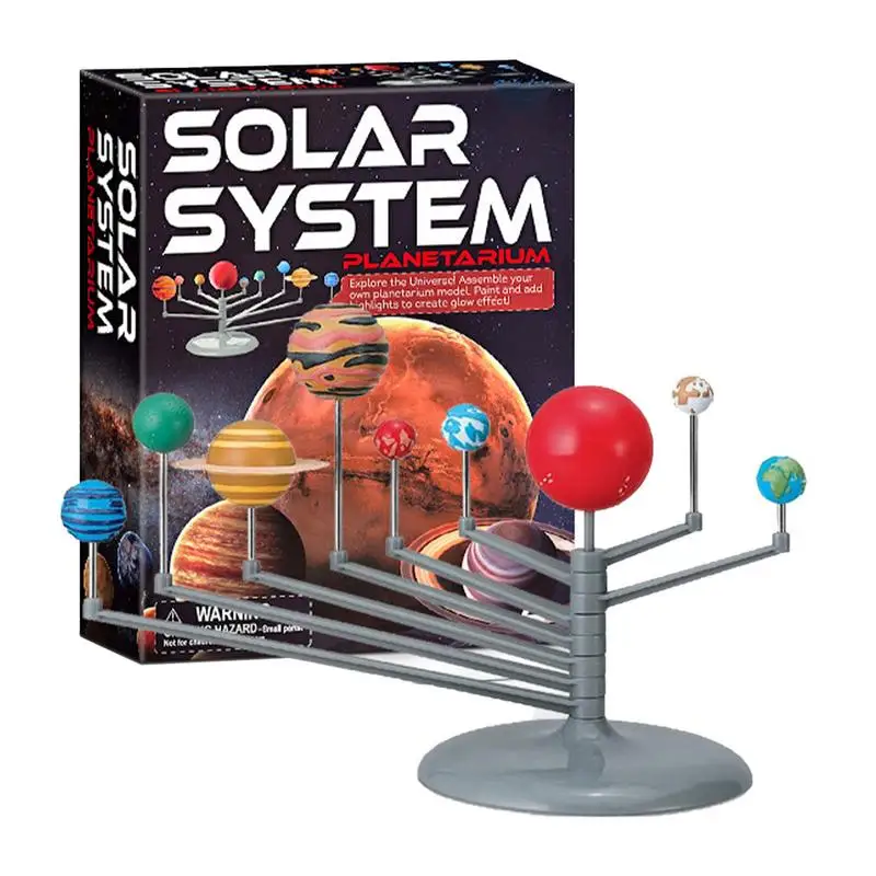 

3D Solar System For Kids DIY Glow In The Dark 3D Planet Model Science Astronomy Learning Stem Toys Educational Gift For Boys