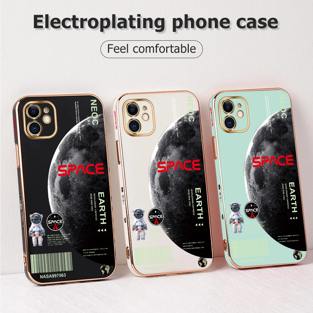 

Luxury Plating For Infinix Case Cover Smart 4C 5 Pro 6 HD Plus Zero 5G Ultra X Neo Hot 8 Lite