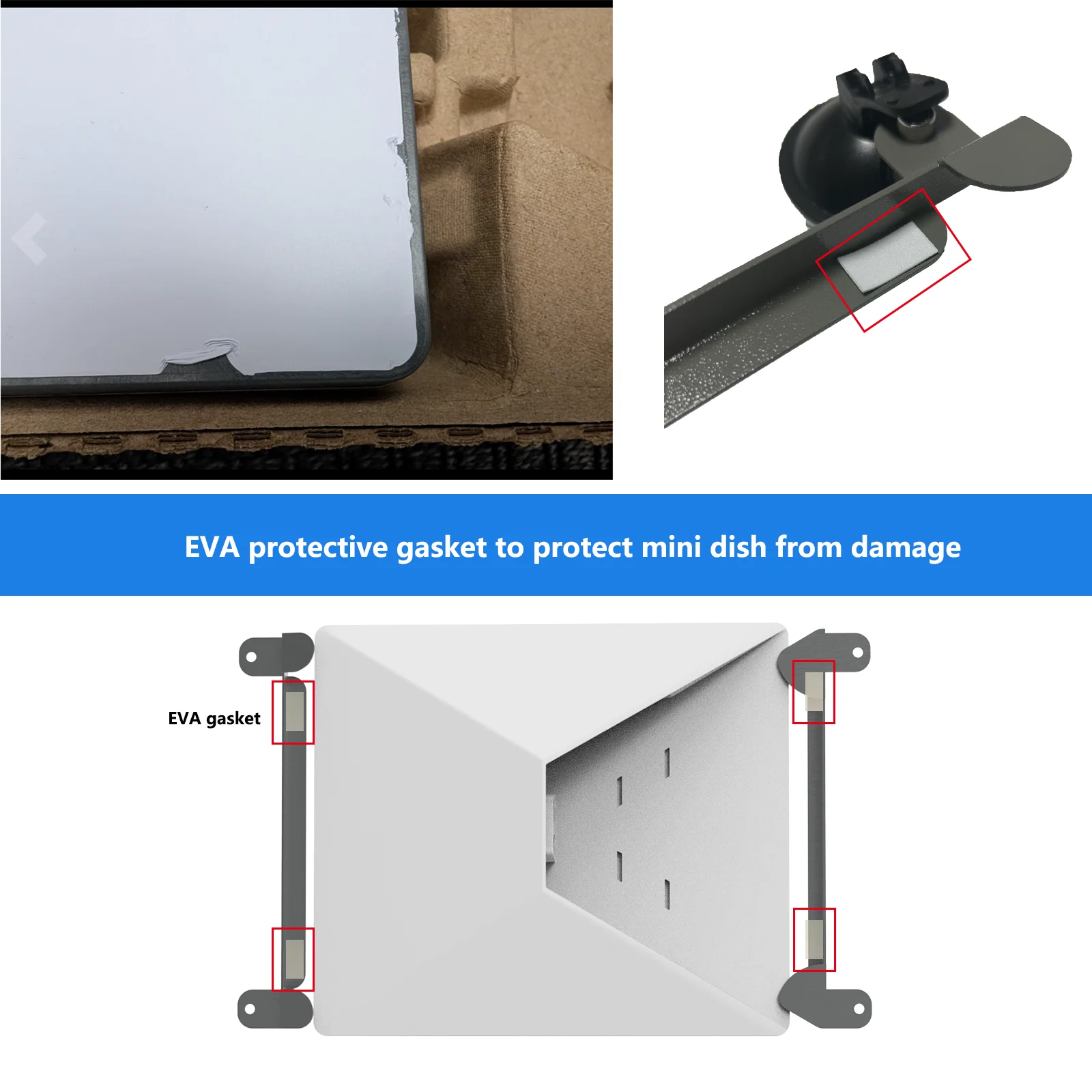 Крепление на присоске для мини-люкника Starlink