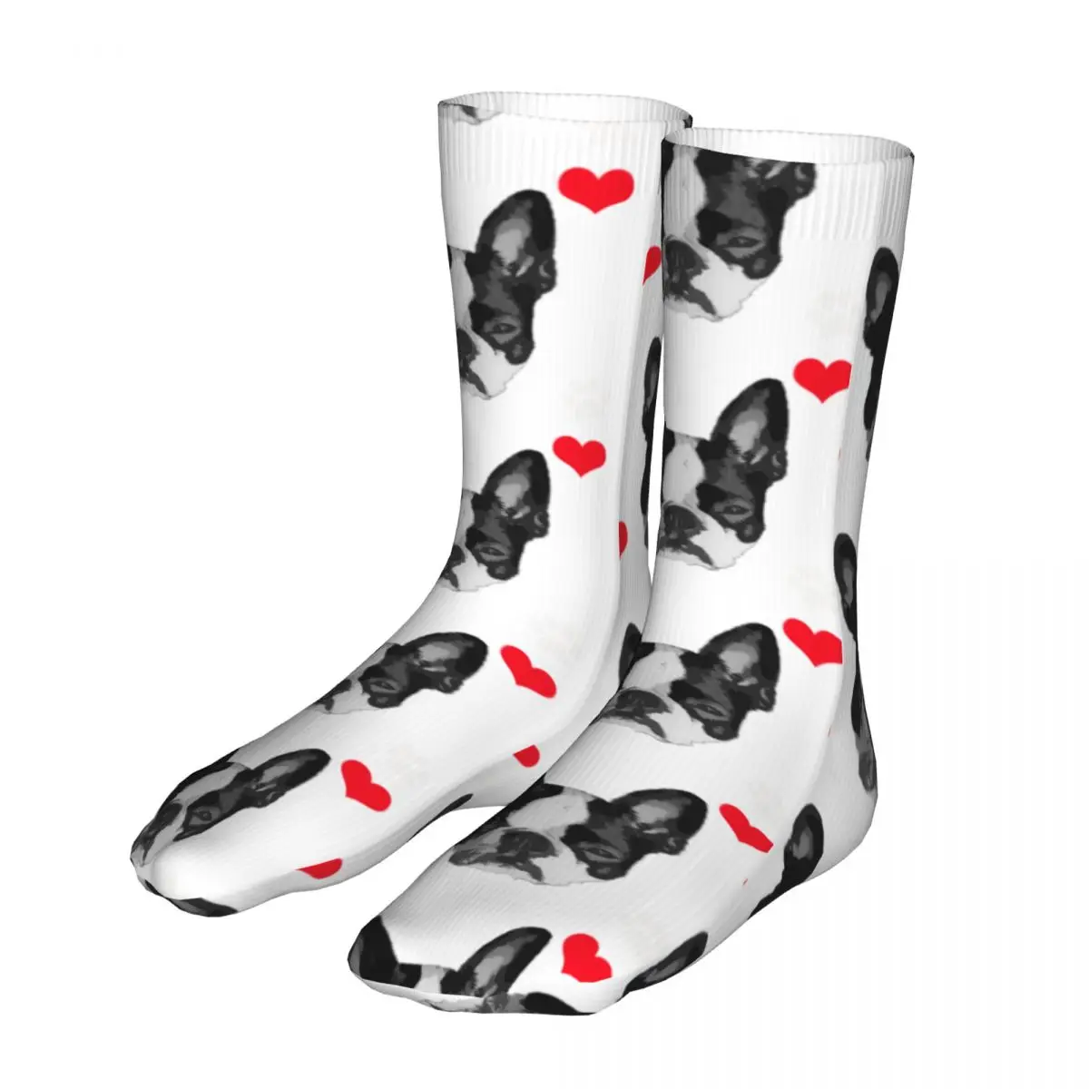 

New Socks Men's Women's Hip Hop Adorable Boston Terrier Dog Socks Graphic Socks Spring Summer Autumn Winter