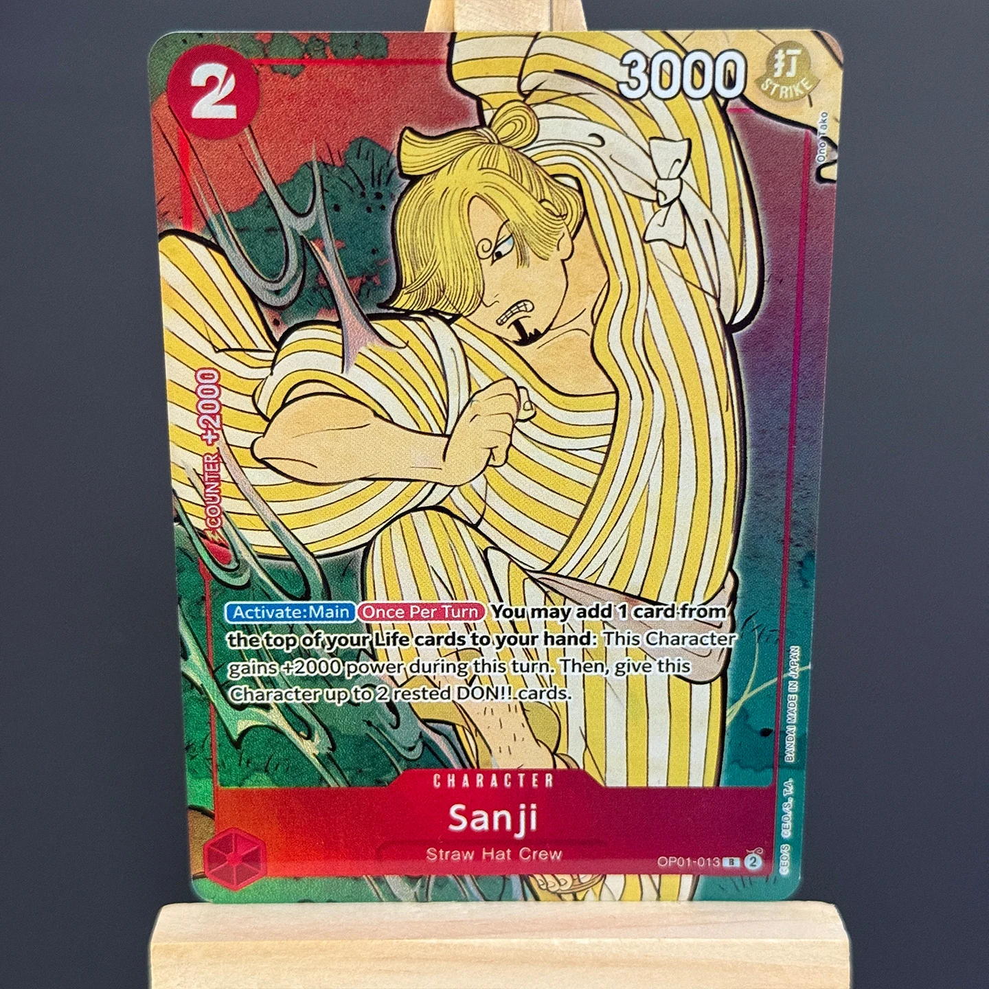 Фото Коллекционная карта One Piece TCG OPCG на английском языке: Нами R OP01-016, набор к 1-му юбилею, фольгированная карта (прокси) №5