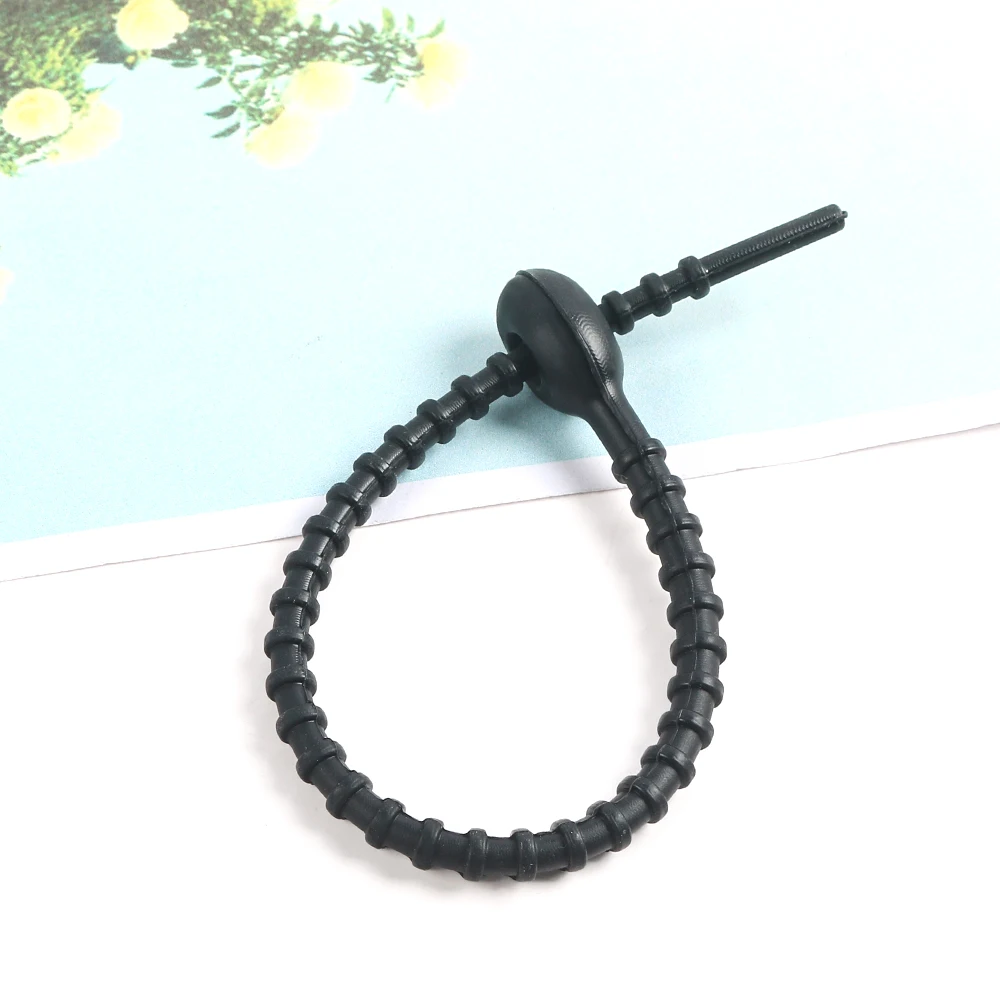 

5 шт. силиконовые кабельные стяжки