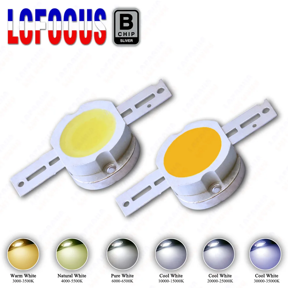Super Bright 10W Warm Natural Cool White LED COB Chip Diode 