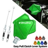 for kawasaki kdx125sr kdx 125sr 1990 1999 1998 1997 1996 1995 motorcycle cnc aluminum stunt clutch lever easy pull cable system