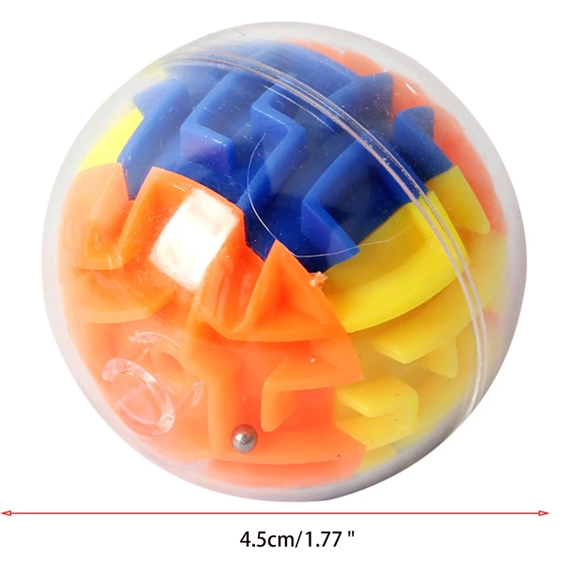 

GXMB 2inch Magic 3D Maze Cube Puzzle Fidget Ball Interactive Toy Stimulation Sensory Education Toy Adults Kids Brain Teaser