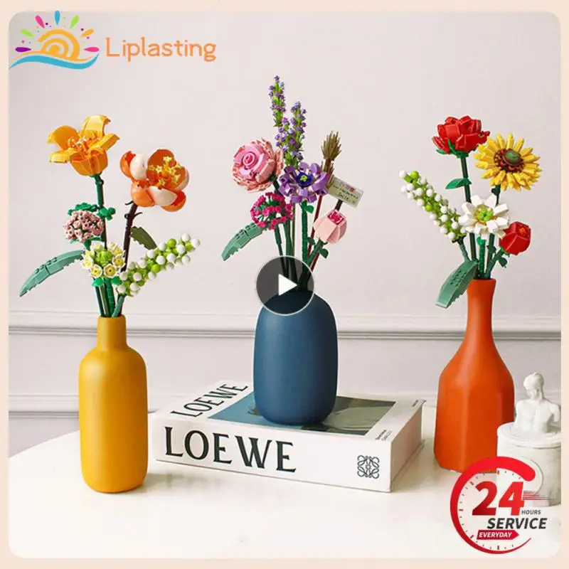 

LOZ Flowers DIY Construction Toy Blocks Home Decors Model Building Blocks Toys Assembly Toy Christmas Gift For Children Adult
