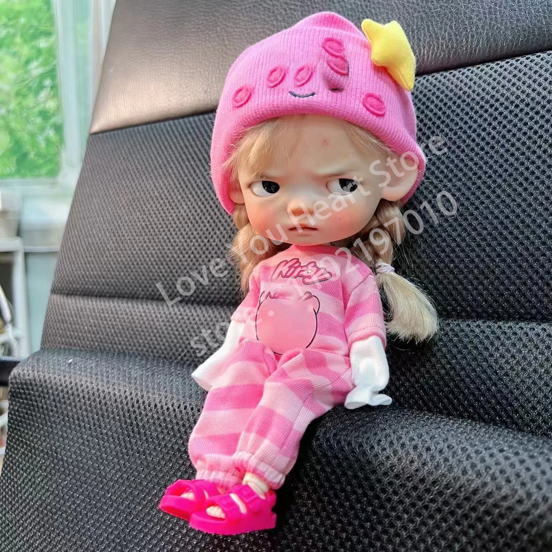 Фото Новая кукла BJD 1/6 с большой головой из смолы, очаровательная кукла для женщин, без макияжа, игрушки, подарки. №3