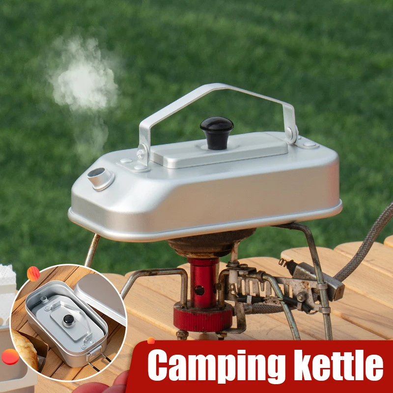 

300ML Outdoor single mini kettle Aluminum Alloy Water Bottle Portable Boiling Water Tea Making, Heated Coffee Camping Pot