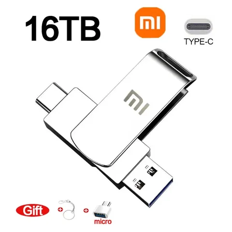 USB-флеш-накопитель Xiaomi 2T 1T, 16 Тб, USB 3,0