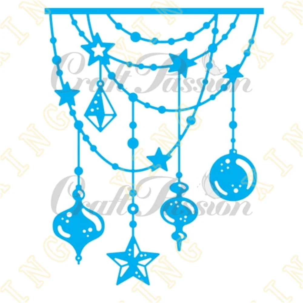 

Metal Cutting Dies Diy Scrapbook Paper Diary Decoration Card Handmade Embossing 2022 New Product Decorative Christmas Garland