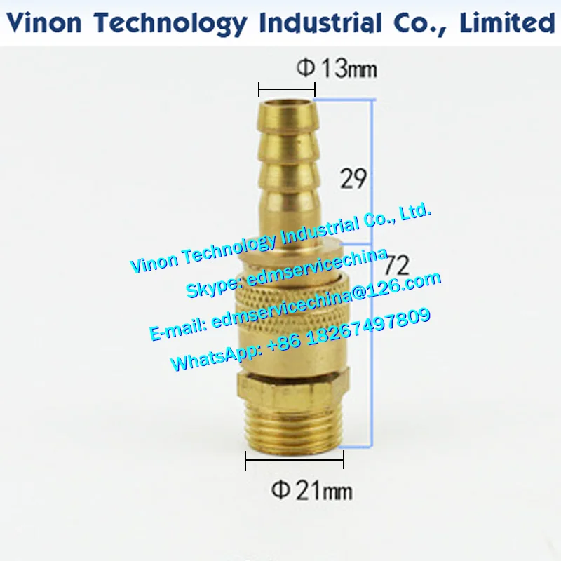 Фитинг водопроводной трубы M21 EDM для резервуара смолы быстрый соединитель ковша - Цена: 909