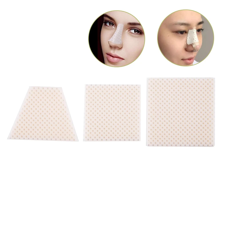

1PC Nose Job Rhinoplasty Splint Ortho Immobilized Thermoplastic Nose Nasal Fracture Splint Trapezoid Adhesive Tape 6*3.5*3.5cm