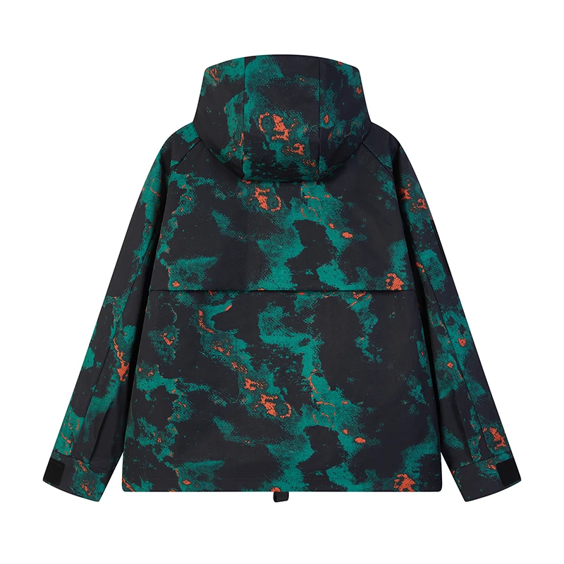 Мужская камуфляжная куртка с капюшоном черная зеленая кофейная белая верхняя