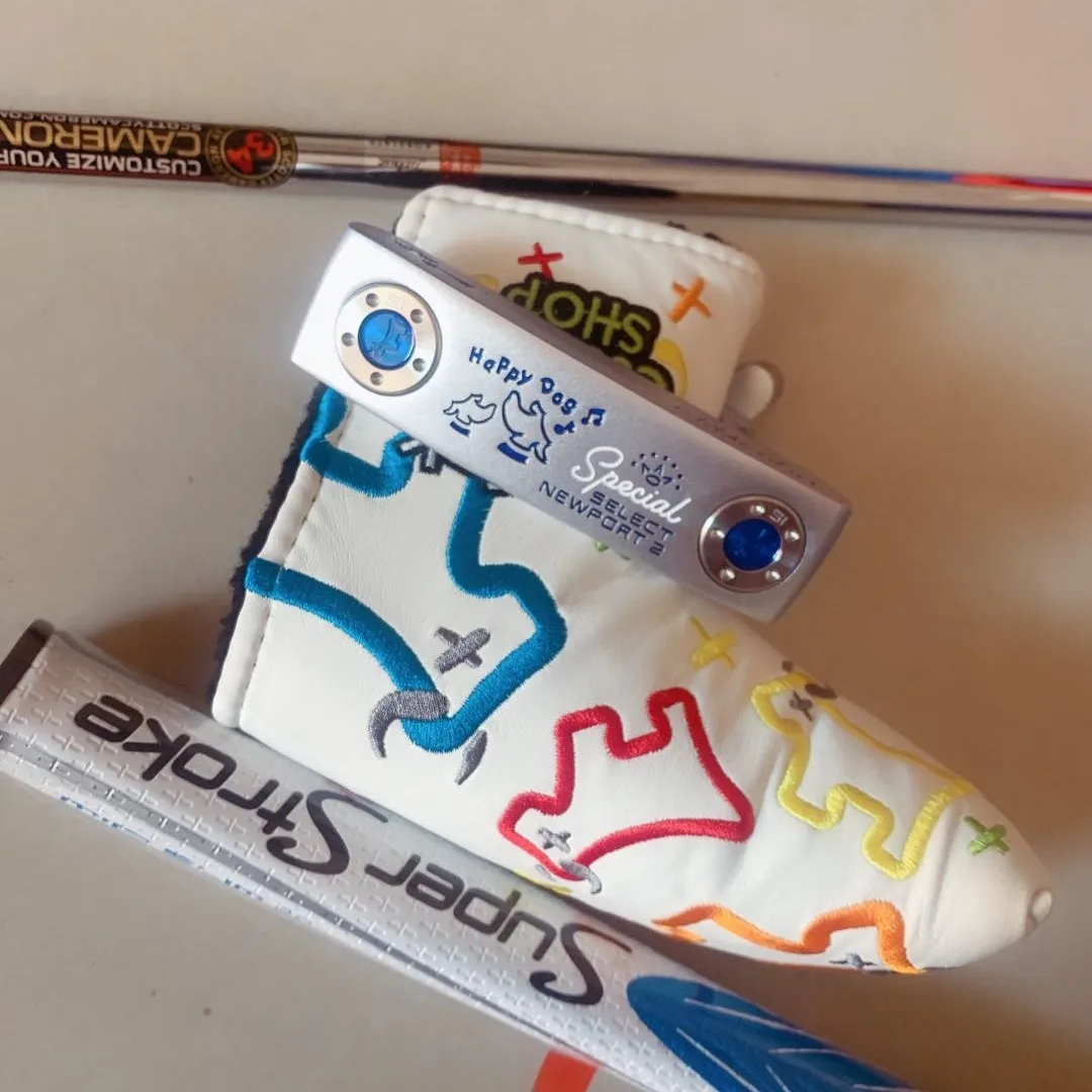 

New Brand Happy Dog Newport2 Golf Putter 골프 퍼터 32/33/34/35 Inches with Cover with Logo