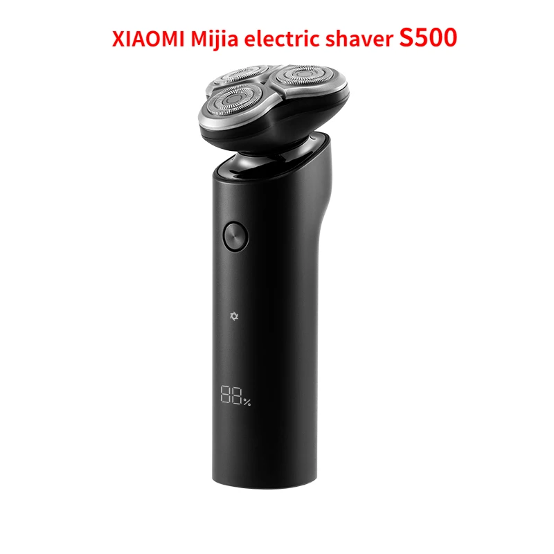 

XIAOMI MIJIA Electric Shaver S500 Portable Flex Razor 3 Head Dry Wet Shaving Washable Beard Trimmer Trimer Intelligent Low Noise