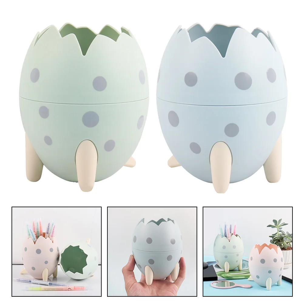 

Holderpen Cartoon Organizer Containerstationery Acrylic Brush Makeup Cup Storage Novelty Boy Girls Kids Cute Egg