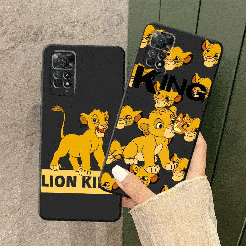Чехол для телефона Disney The Lion King Xiaomi Redmi Note 7 8 T S 10 11 12 Pro ProPlus 13