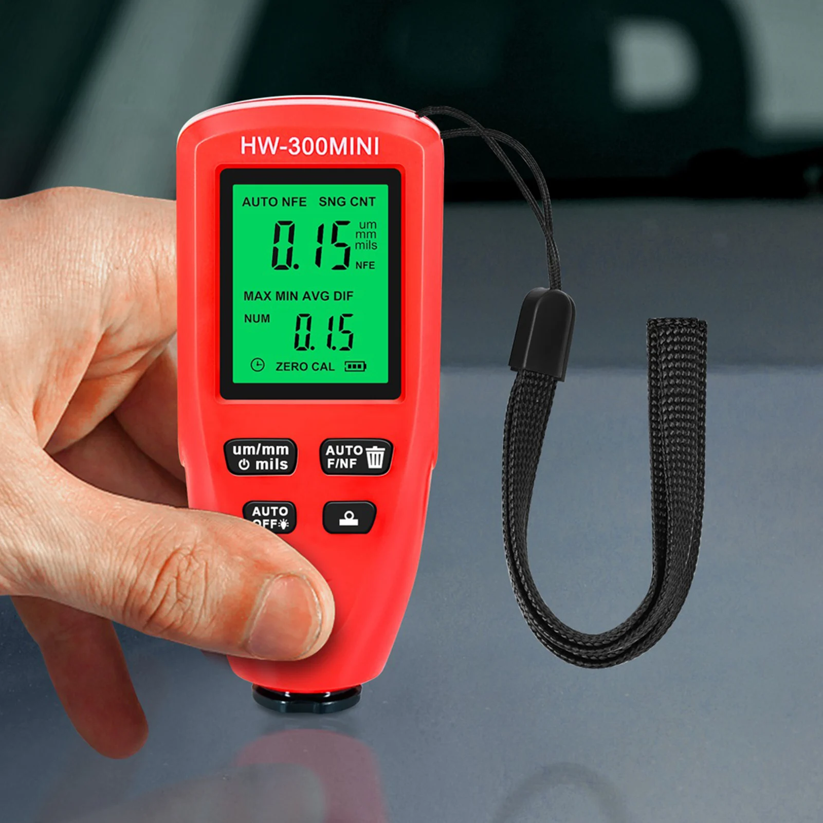 Измеритель толщины покрытия автомобиля Автоматическое измерение Автомобильная