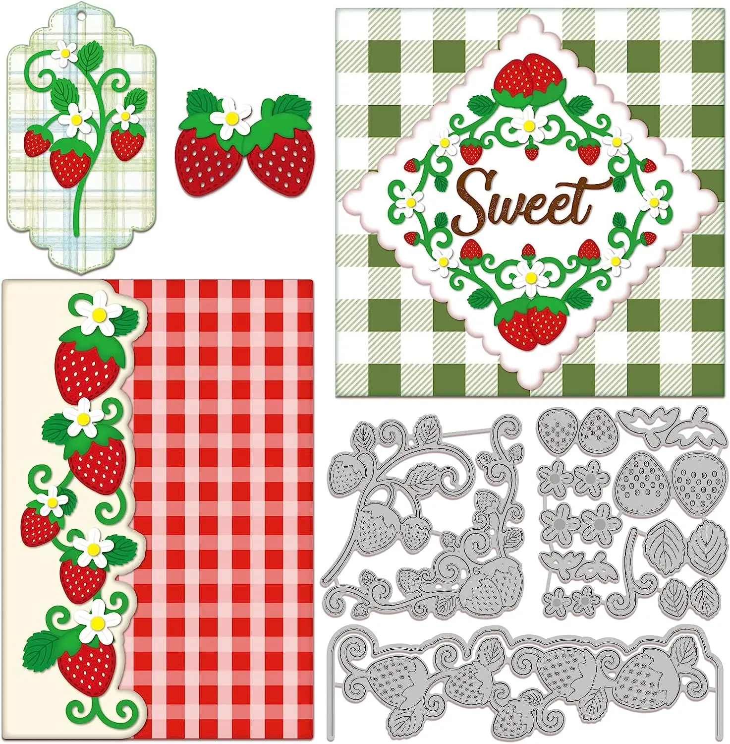 

Металлические пресс-формы клубничный кружевной штамп набор для скрапбукинга бумаги рукоделия Нож Форма лезвие штамп