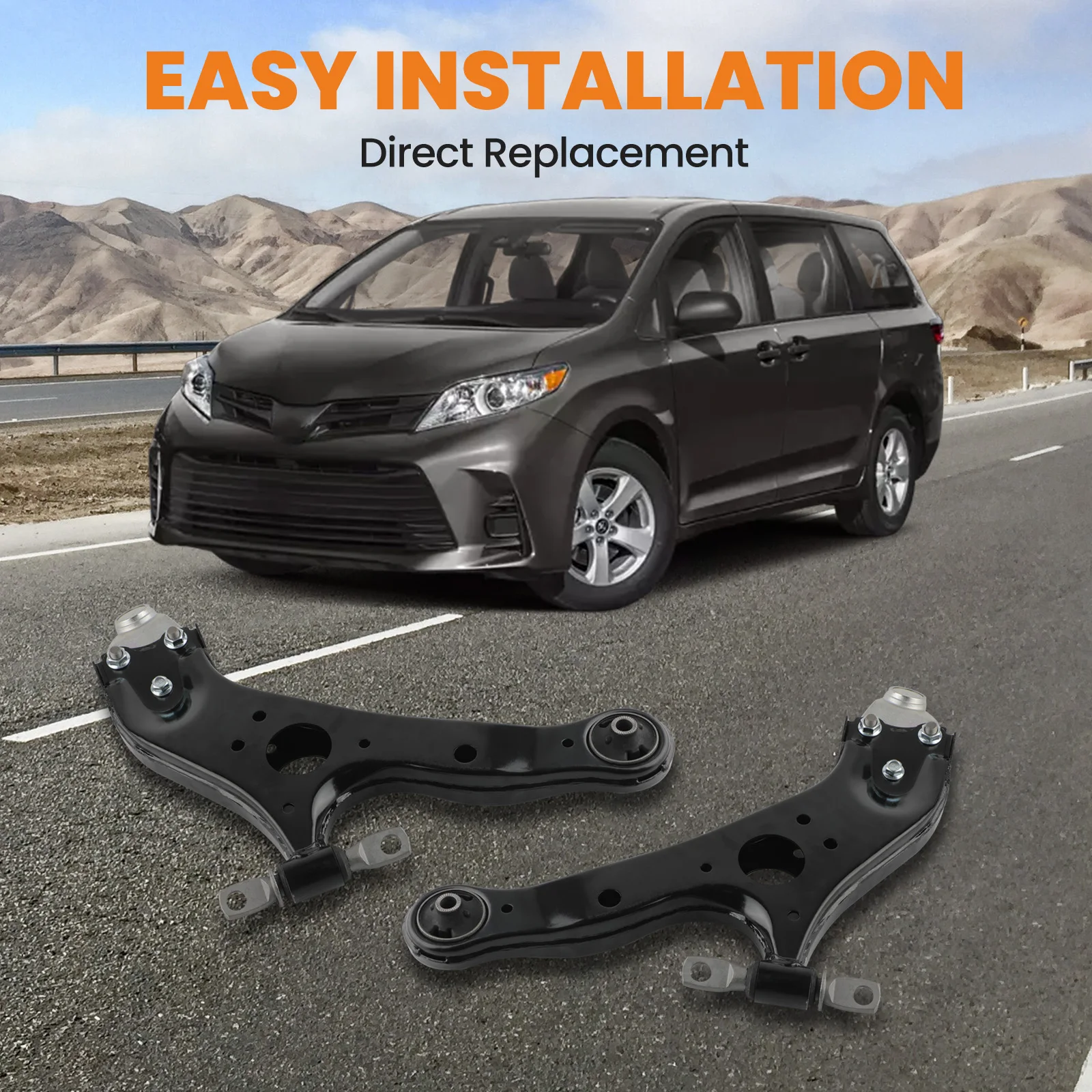 2x передний нижний рычаг управления с шаровым шарниром для Toyota Sienna 2011 2012 2013-2020