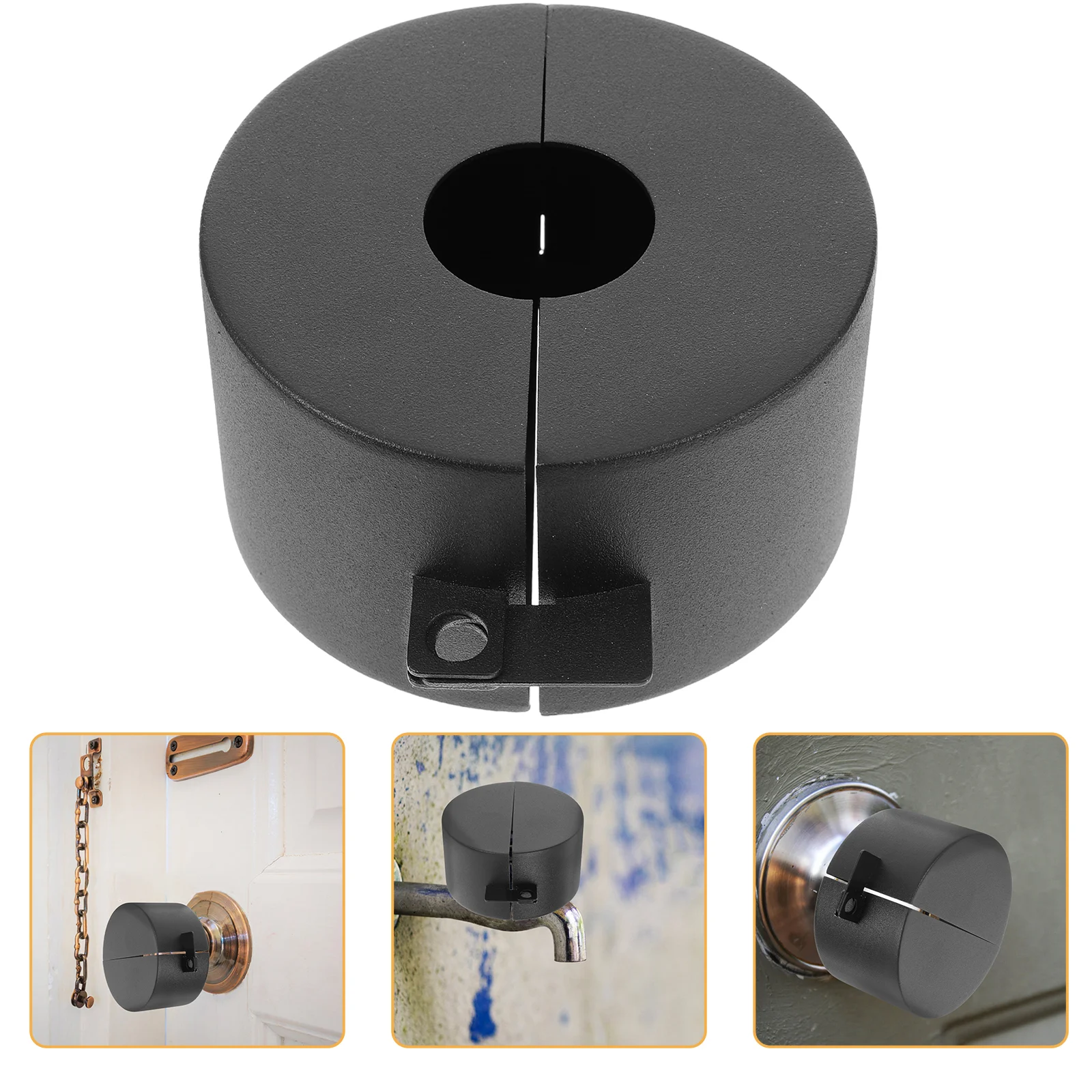 

Lock Out Device Door Handle Cover Supply Temporary Knob Reinforcement Accessory Knobs