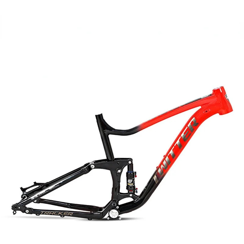 Рама для горного велосипеда TWITTER 27 5/29er XC Softtail с полной подвеской из алюминиевого