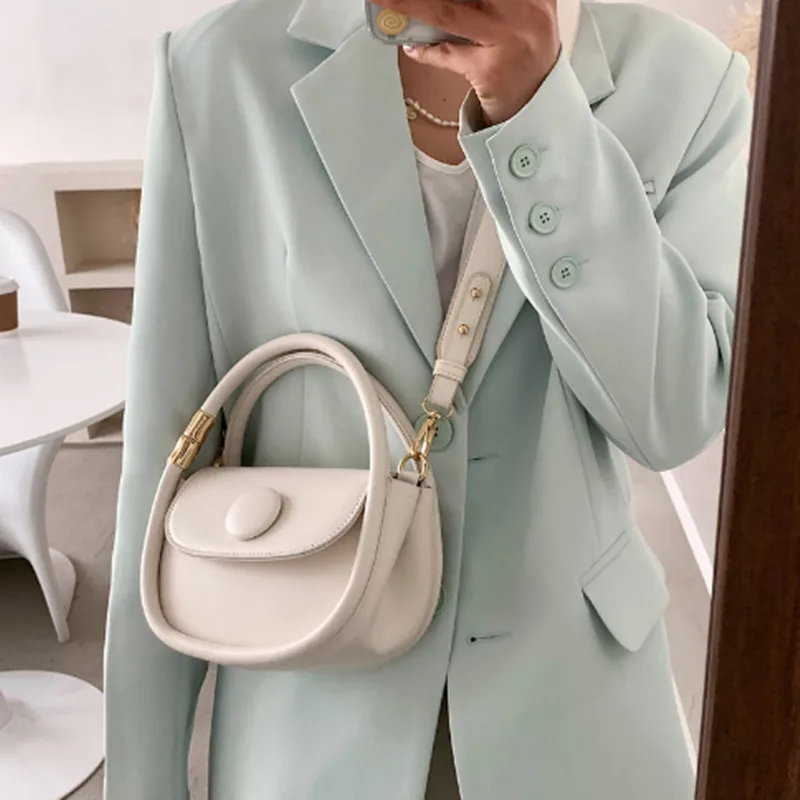 Brand Designer Mini PU Leather Crossbody Bags for Women 2023 Simple Fashion Shoulder Tote  Lady Luxury Handbags and Purses