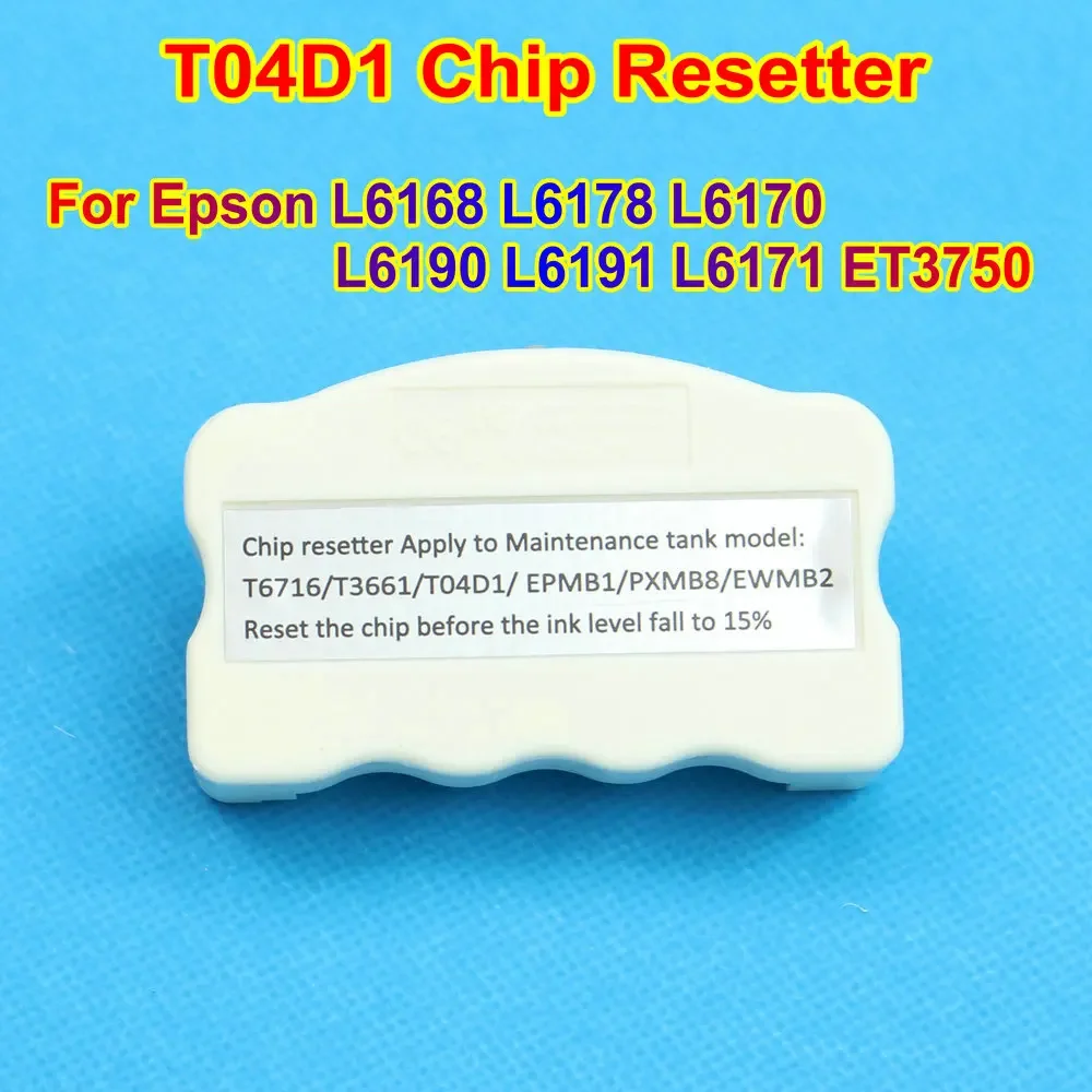 T04D1 T6716 Резервуар для сброса чипа резервуара обслуживания T3661 Epson L6168 L6178 L6198 L6170 L6190