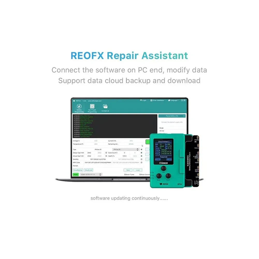 Многофункциональный программатор REFOX RP30 для iPhone X-13 аккумулятор/лицевой