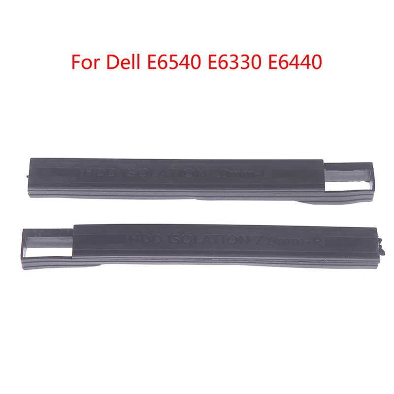 

1Pair New Black 7MM Hard Disk Rubber Strip For Dell E6540 E6330 E6440